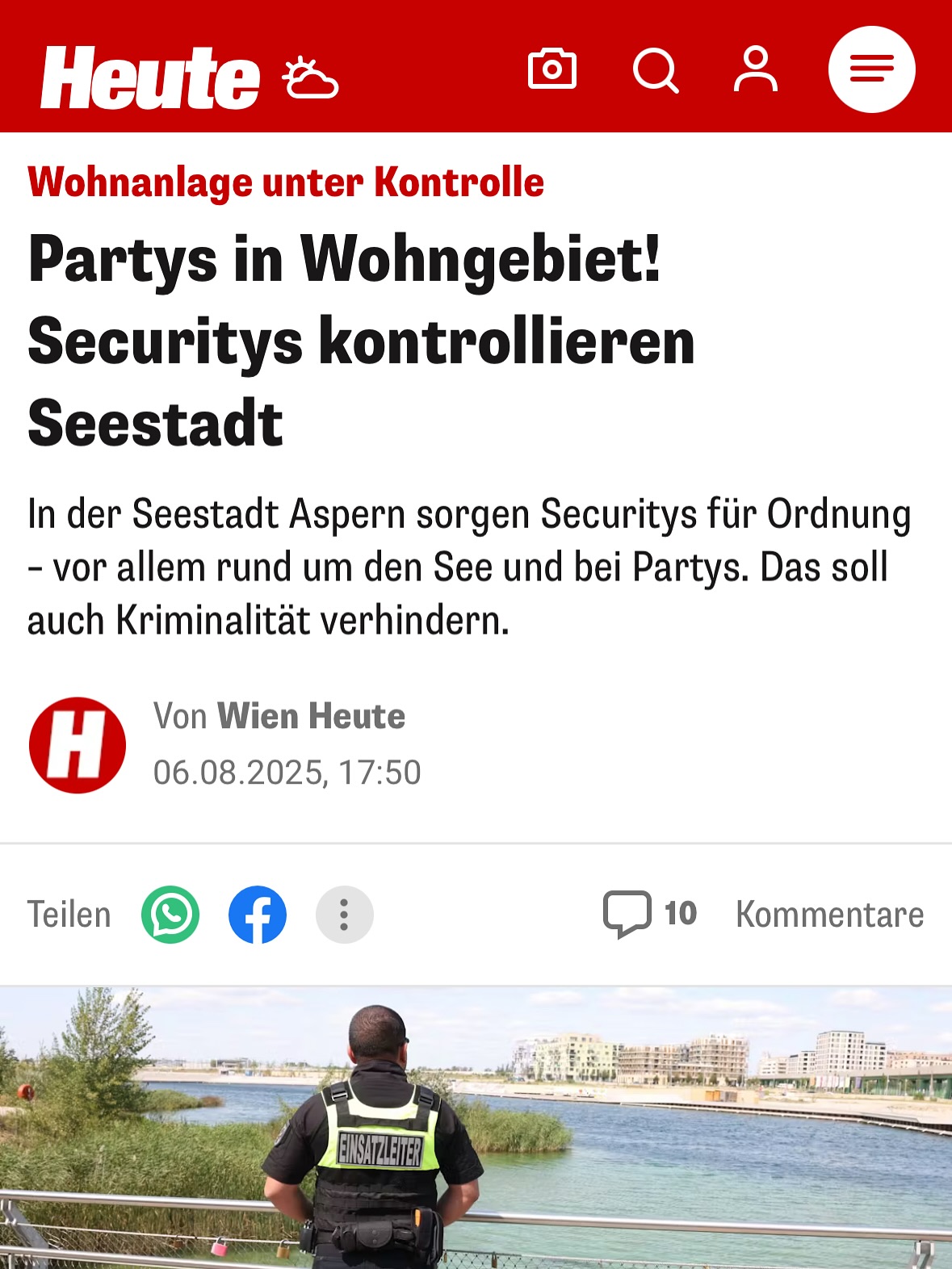 🌱 Für eine lebenswerte Seestadt